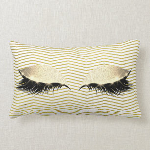 Coussin Rectangle Maquillage plus rusé blanc de parties