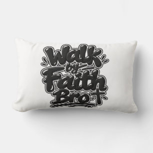 Coussin Rectangle Marche par la foi Frère
