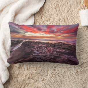 Coussin Rectangle Mares résiduelles à La Jolla, Californie