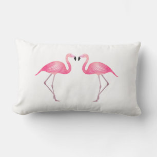 Coussin Rectangle Mariage aux flamants roses Plage Tropical Eté