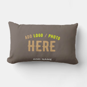 COUSSIN RECTANGLE MARQUE VÉRIFIÉE DE CAFÉ MODERNE ET PERSONNALISABLE