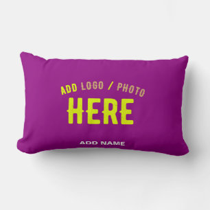 COUSSIN RECTANGLE MARQUE VERIFIEE VIOLET PERSONNALISABLE MODERNE ET