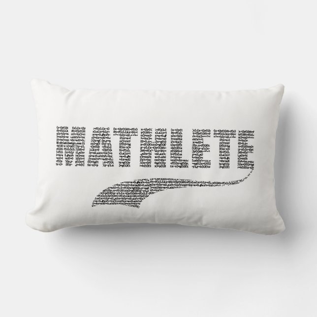 Coussin Rectangle Mathlete (Recto)
