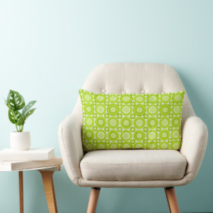 Coussin Rectangle Mazipoodles Pommes de Donuts verts