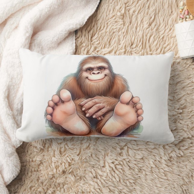 Coussin Rectangle Me and My Bigfoot (Couverture)