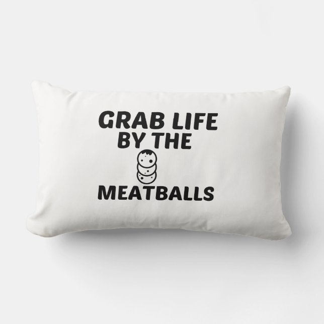 COUSSIN RECTANGLE MEATBALLS GRAB LIFE (Recto)
