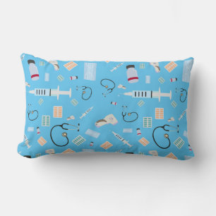 Coussin Rectangle Médecin de santé Motif Fournitures Médicales