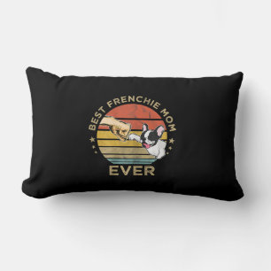 Coussin Rectangle meilleure maman française cadeau bulldog françai
