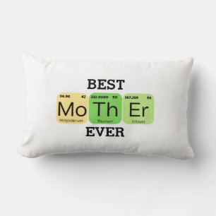 Coussin Rectangle Meilleure Mère de Tous les Temps Tableau Périodiqu