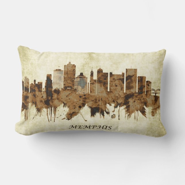 Coussin Rectangle Memphis Tennessee (Recto)