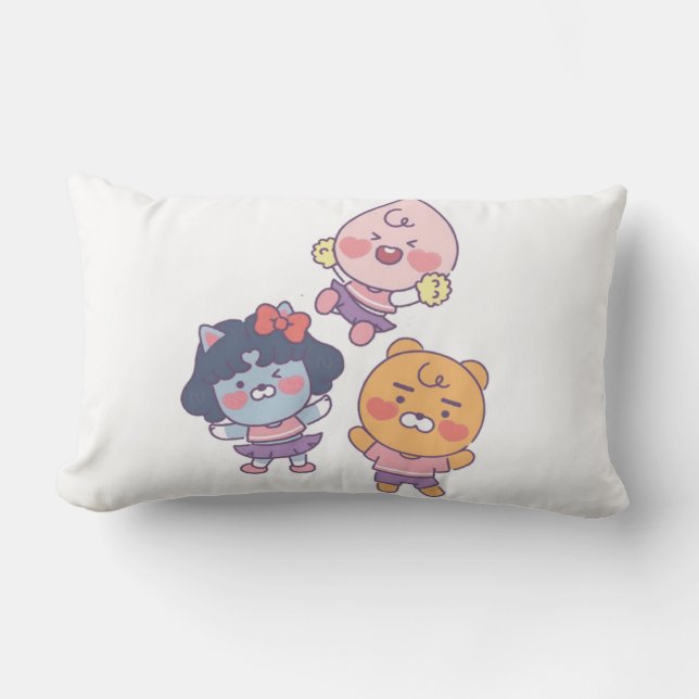 Coussin Rectangle Meneuses de claque (Recto)