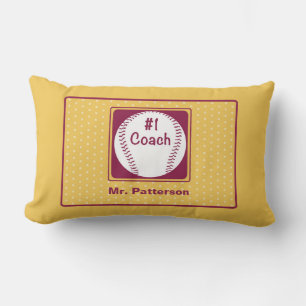 Coussin Rectangle Merci Coach, Merci Numéro 1