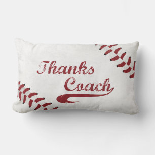 Coussin Rectangle Merci Entraîneur De Baseball Grand Grunge Baseball