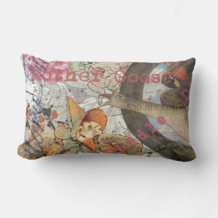 Coussin Rectangle Mère Goose Nursery Rhyme Fairy Tale