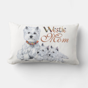 Coussin Rectangle Mère West Higland White Terrier