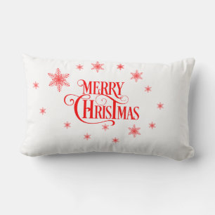 Coussin Rectangle Merry Christmas and good Wisches