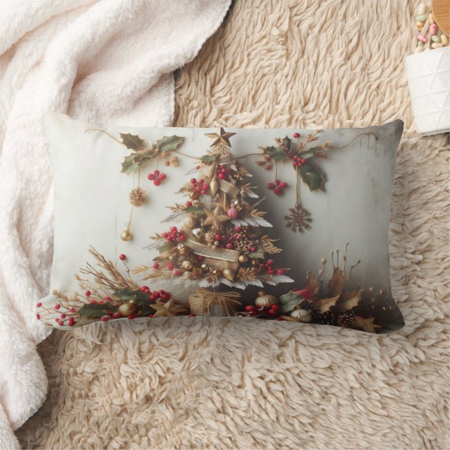 Coussin Rectangle Merry Christmas for all (Couverture)
