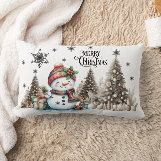 Coussin Rectangle Merry Christmas winter session (Couverture)