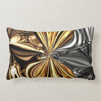 Coussin Rectangle Metallic Bow Liquid Knotting Pillow