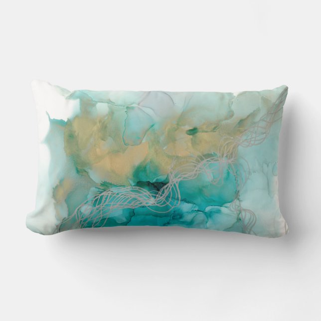 Coussin Rectangle Métallophones intertissés (Recto)