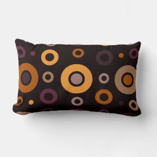 Coussin Rectangle Mi-siècle moderne automne géométrique