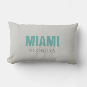 Coussin Rectangle Miami Florida Beach Jeu d'oreiller