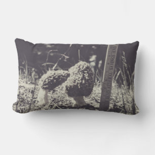 Coussin Rectangle Michigan Morel Champignons, Décor de chasse aux ch