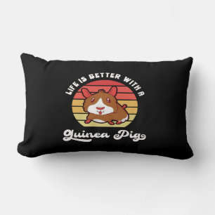 Coussin Rectangle Mieux Vivre Au Coucher Du Soleil Avec Un Cochon De