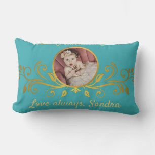 Coussin Rectangle Mignonne Meilleure Grand-mère jamais photo  Gold T