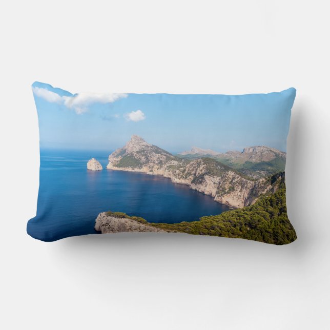Coussin Rectangle Mirador es Colomer en Casquette de Formentor - Mal (Recto)