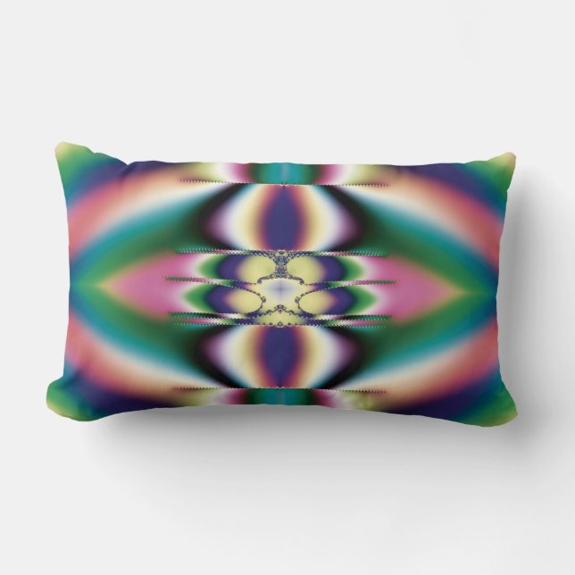 Coussin Rectangle Miroirs Arc-en-ciel (Recto)