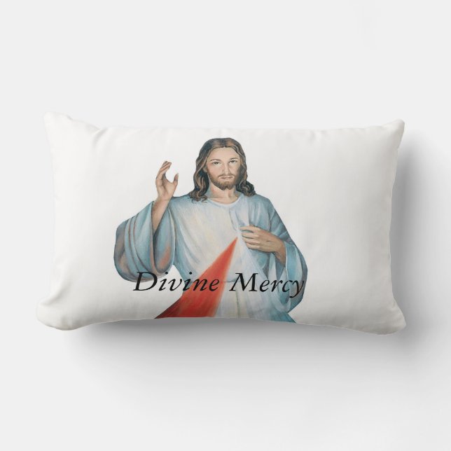 Coussin Rectangle Miséricorde divine (Recto)