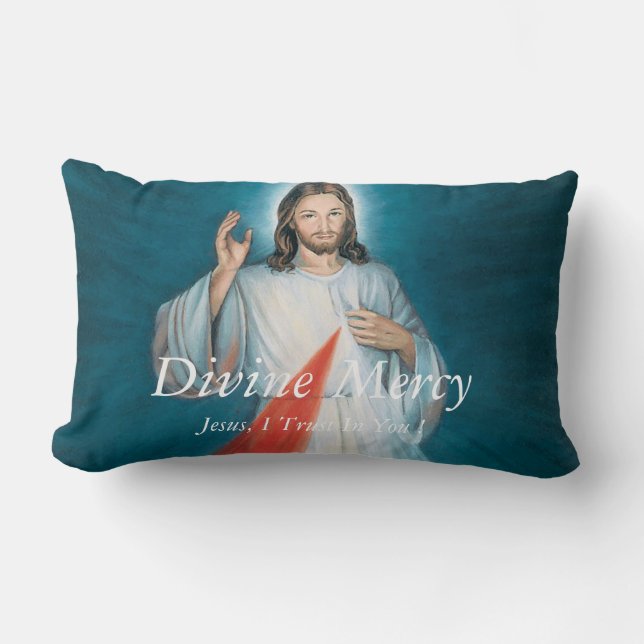 Coussin Rectangle Miséricorde divine (Recto)
