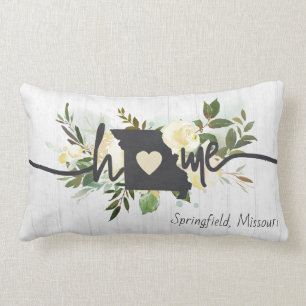 Coussin Rectangle Missouri State Personnalisé Votre Maison Ville Rus