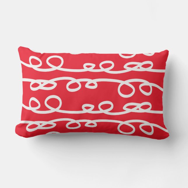 Coussin Rectangle modèle tourbillon (Recto)