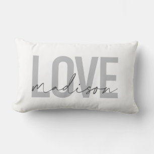 Coussin Rectangle Moderne, simple, cool, design urbain Amour Madison