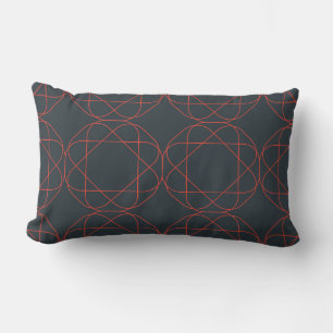 Coussin Rectangle Moderne, simple, mignon, motif géométrique ludique