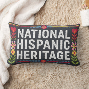Coussin Rectangle Mois du patrimoine historique national vibrant