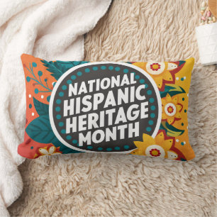 Coussin Rectangle Mois du patrimoine historique national vibrant