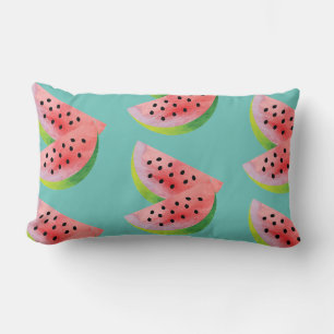 Coussin Rectangle Moitiés de pastèque rose