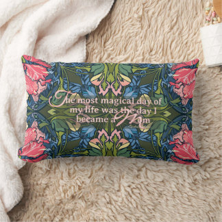 Coussin Rectangle Mom Quote Art Nouveau Colorful Pillow