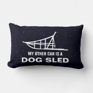 Coussin Rectangle Mon Autre Voiture Est Un Dogsled