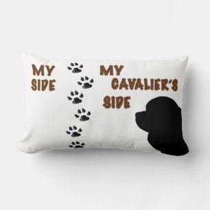 Coussin Rectangle Mon côté et l'oreiller côté de mon Cavalier avec e