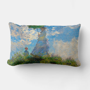 Coussin Rectangle Monet Femme Parasol Impressionnisme