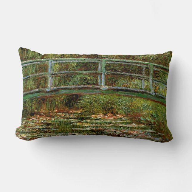 Coussin Rectangle Monet Pont Japonais de Giverny (Recto)
