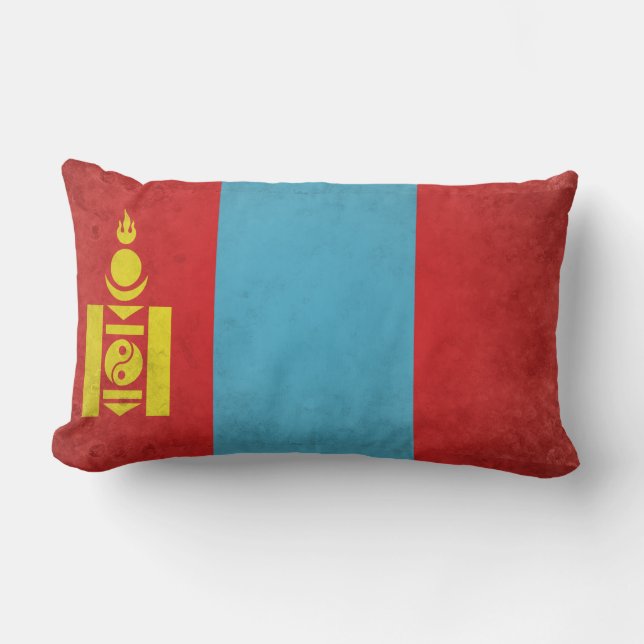 Coussin Rectangle Mongolie (Recto)