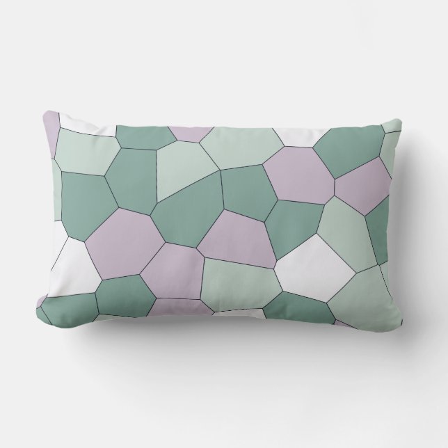 Coussin Rectangle Monnaie et lavande (Recto)