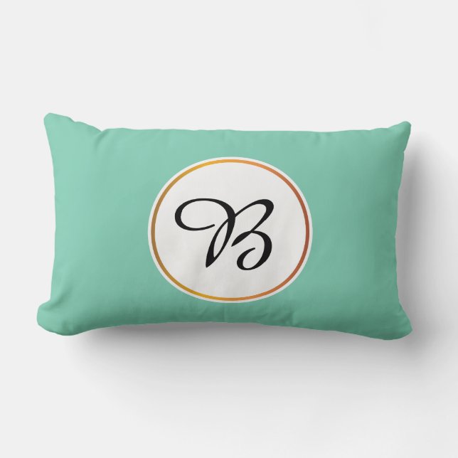 Coussin Rectangle monogramme (Recto)