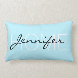 Coussin Rectangle monogramme de la maison de couleur diamant