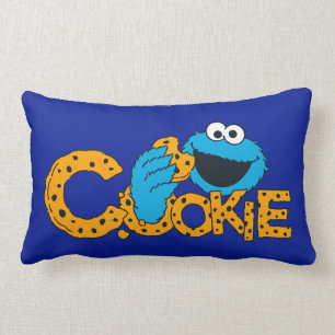Coussin Rectangle Monstre des cookies   Cookie !